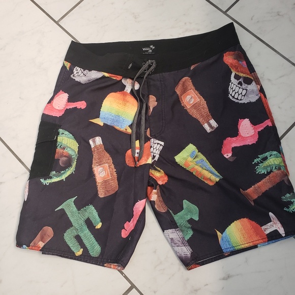 Vans Other - Men's Van's cactus Mexican style swim trunks.